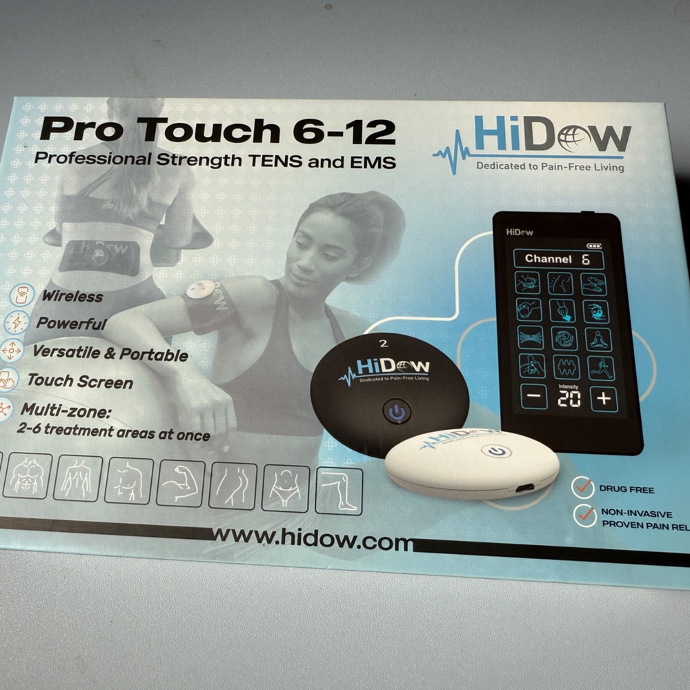 HiDow Pro Touch 6-12 TENS and EMS Device Muscle Massager